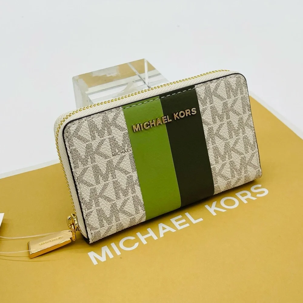 Michael Kors Small Zip Around Card Case Wallet - Picture 2 of 7